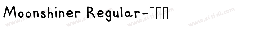 Moonshiner Regular字体转换 Moonshiner Regular字体转换